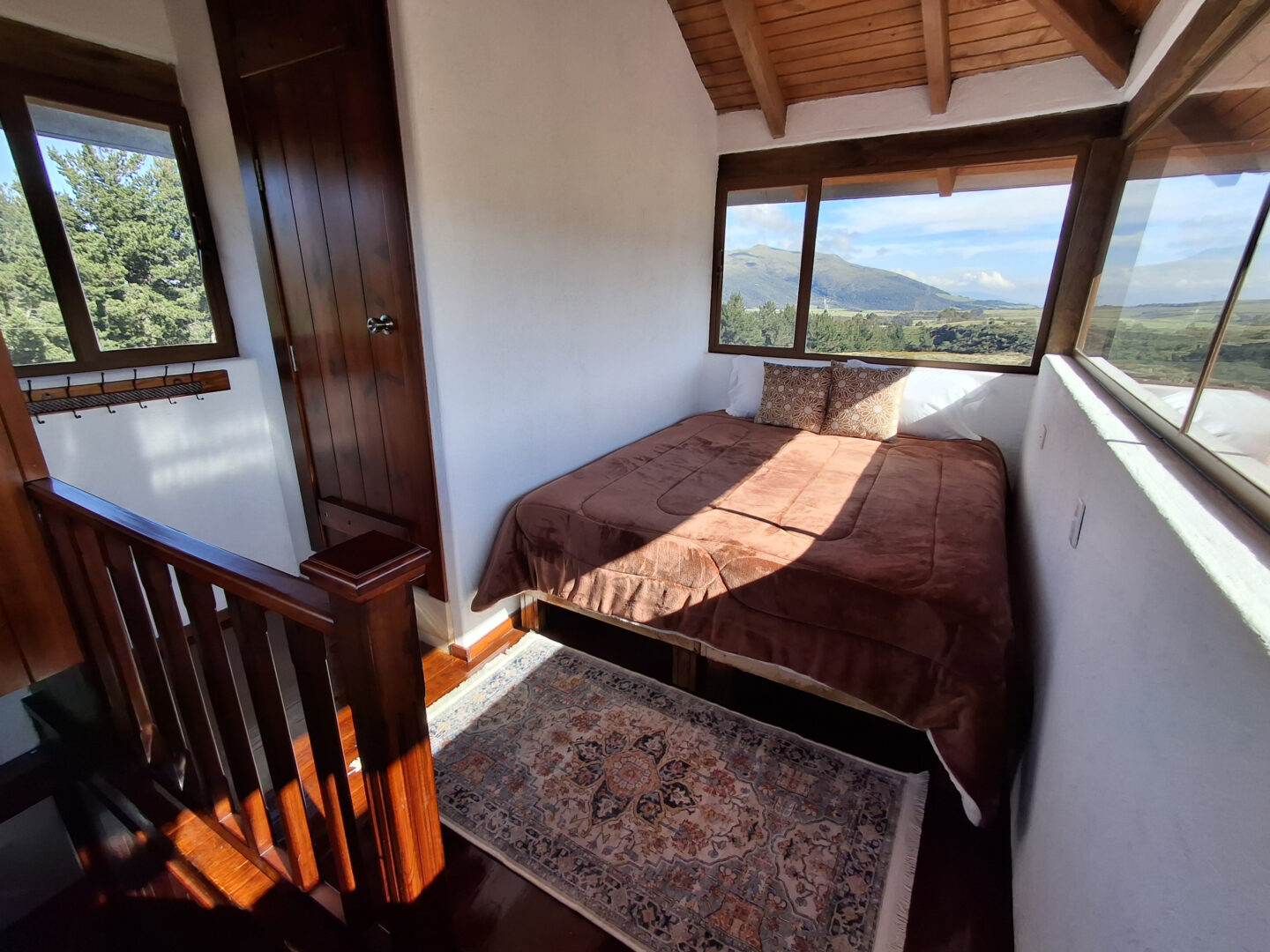 Habitación en el Hotel Cotopaxi Lodge con vista al Parque Nacional Cotopaxi